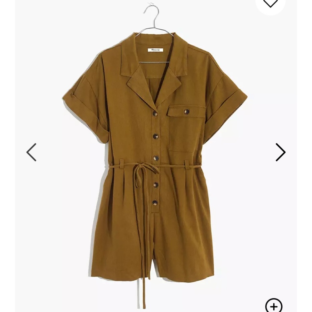 Madewell Belted Safari Romper XXL